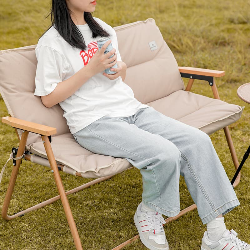 折りたたみ椅子 ファブリック椅子 快適折りたたみチェア