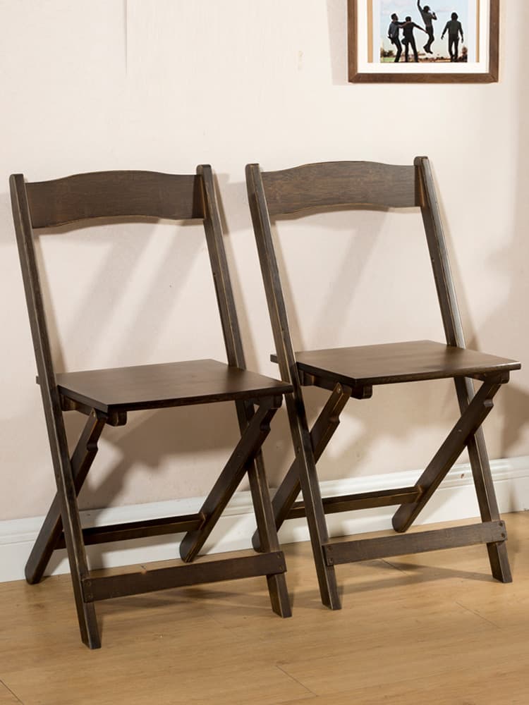 折りたたみ椅子 シンプル木製折りたたみチェア