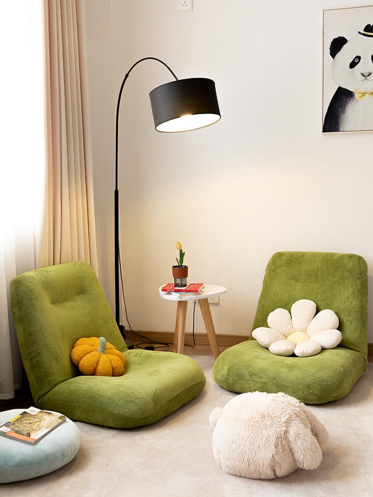 折りたたみ椅子 もこもこ座椅子リラックス