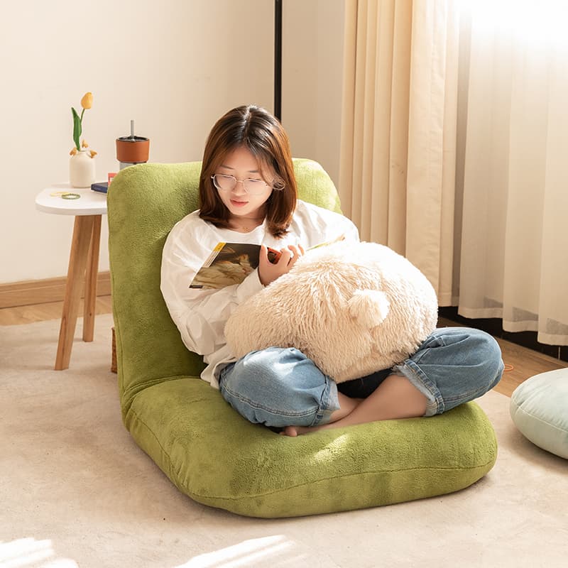 折りたたみ椅子 もこもこ座椅子リラックス