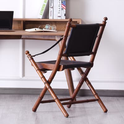 折りたたみ椅子 和風アンティーク折りたたみディレクターズチェア
