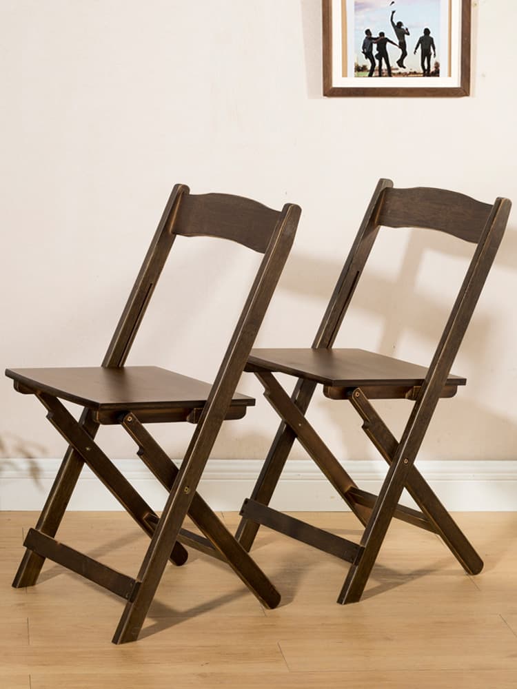 折りたたみ椅子 シンプル木製折りたたみチェア