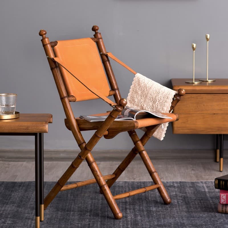 折りたたみ椅子 和風アンティーク折りたたみディレクターズチェア