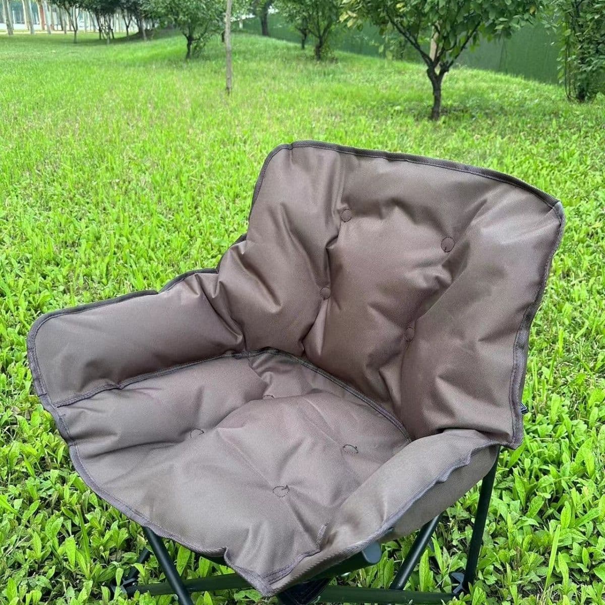 折りたたみ椅子 ふかふかクッション折りたたみキャンプチェア