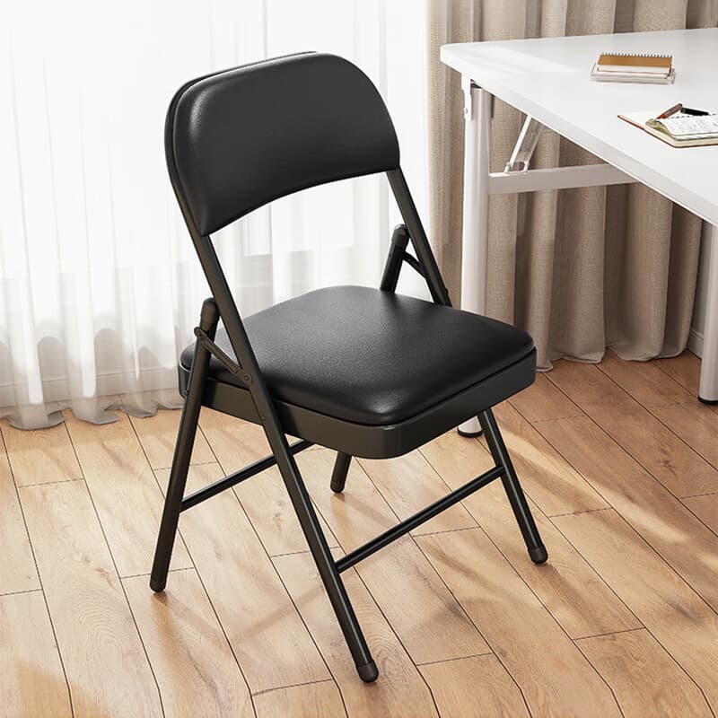 折りたたみ椅子 コンパクトレザー折りたたみチェア