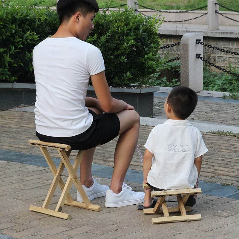 折りたたみ椅子 職人の手織り折りたたみ小椅子