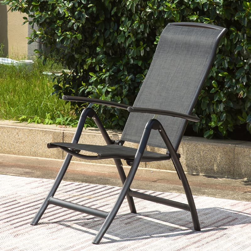 折りたたみ椅子 上質メッシュ リクライニングチェア