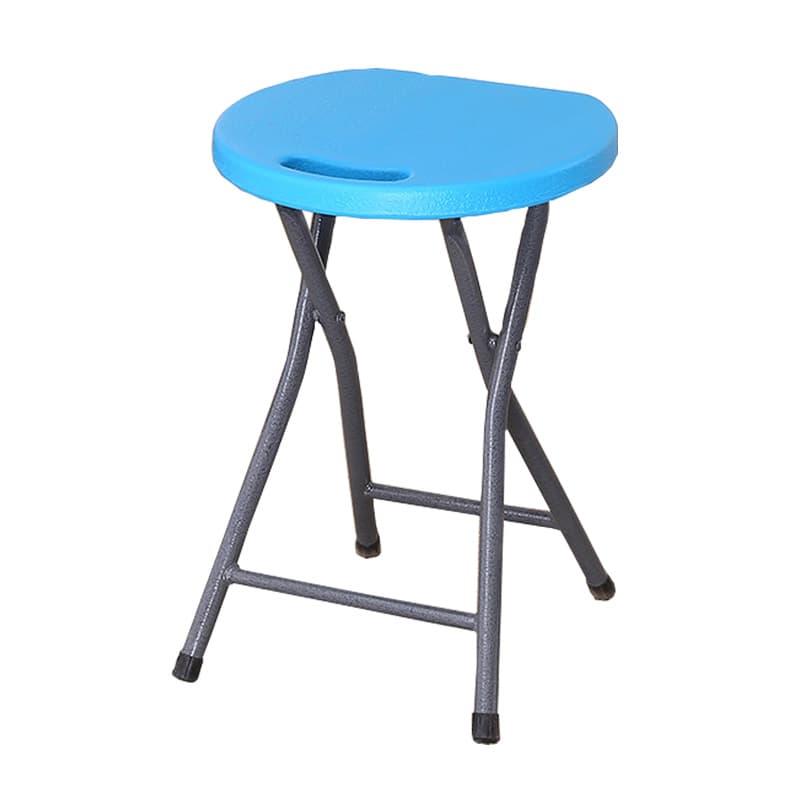 折りたたみ椅子 丸形コンパクト折りたたみスツール