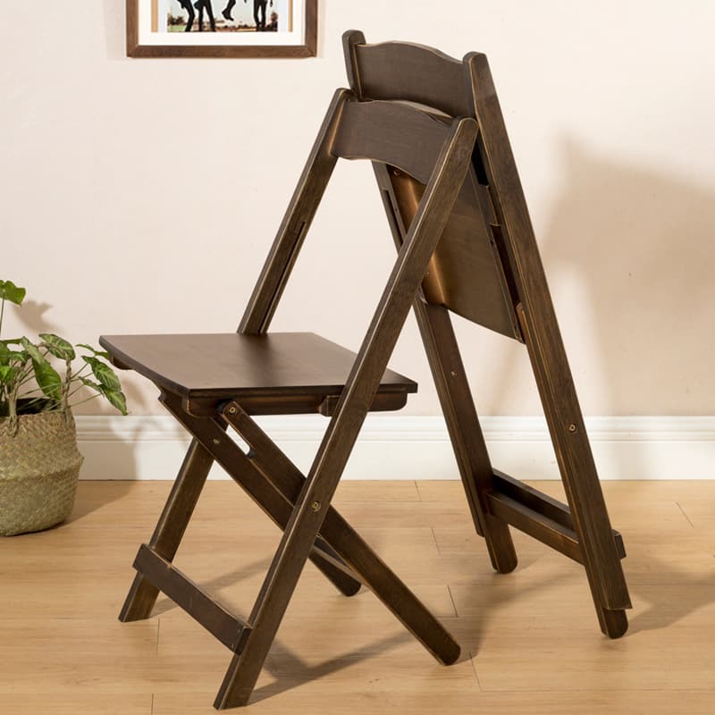 折りたたみ椅子 シンプル木製折りたたみチェア