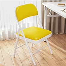 折りたたみ椅子 コンパクトレザー折りたたみチェア