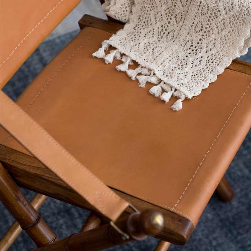 折りたたみ椅子 和風アンティーク折りたたみディレクターズチェア