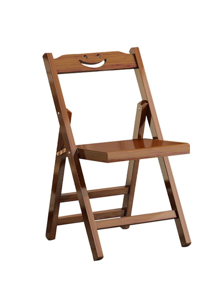 折りたたみ椅子 にこにこ木の折りたたみ椅子