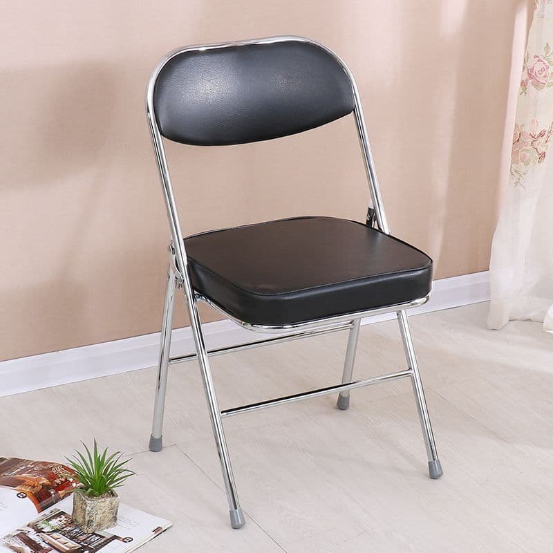 折りたたみ椅子 なめらかレザー調折りたたみチェア