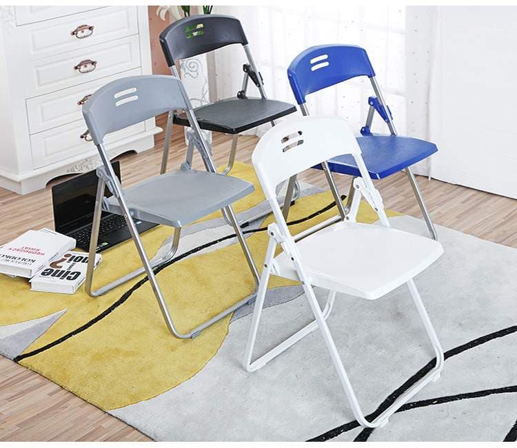 折りたたみ椅子 コンパクト机付きプラスチック
