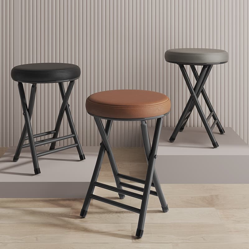 折りたたみ椅子 スマート収納折りたたみ丸椅子