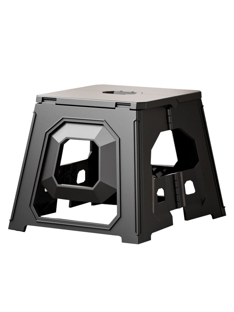 折りたたみ椅子 機能的収納式スツール