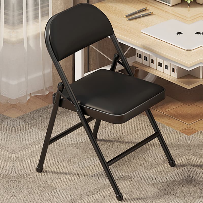 折りたたみ椅子 コンパクトレザー折りたたみチェア