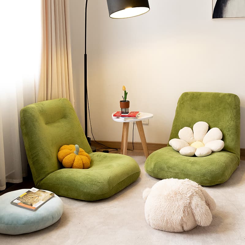 折りたたみ椅子 もこもこ座椅子リラックス