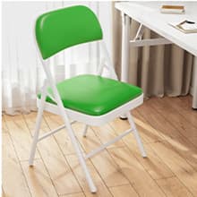 折りたたみ椅子 コンパクトレザー折りたたみチェア