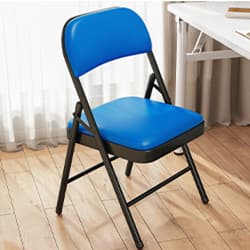 折りたたみ椅子 コンパクトレザー折りたたみチェア