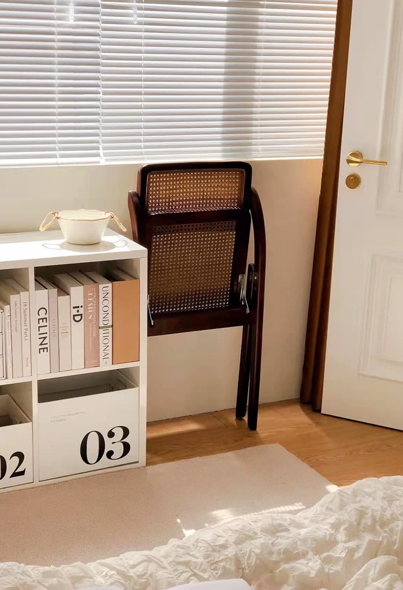 折りたたみ椅子 和風メッシュ折りたたみ椅子