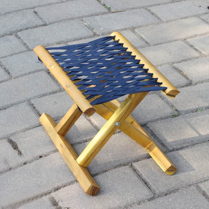 折りたたみ椅子 職人の手織り折りたたみ小椅子