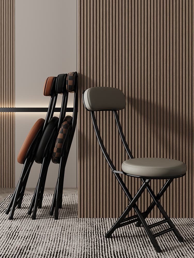 折りたたみ椅子 コンパクト収納折りたたみデスクチェア