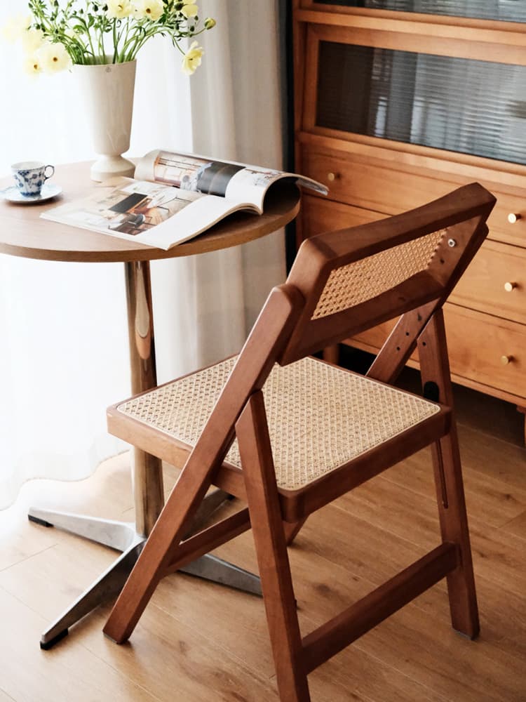 折りたたみ椅子 和風メッシュ折りたたみ椅子