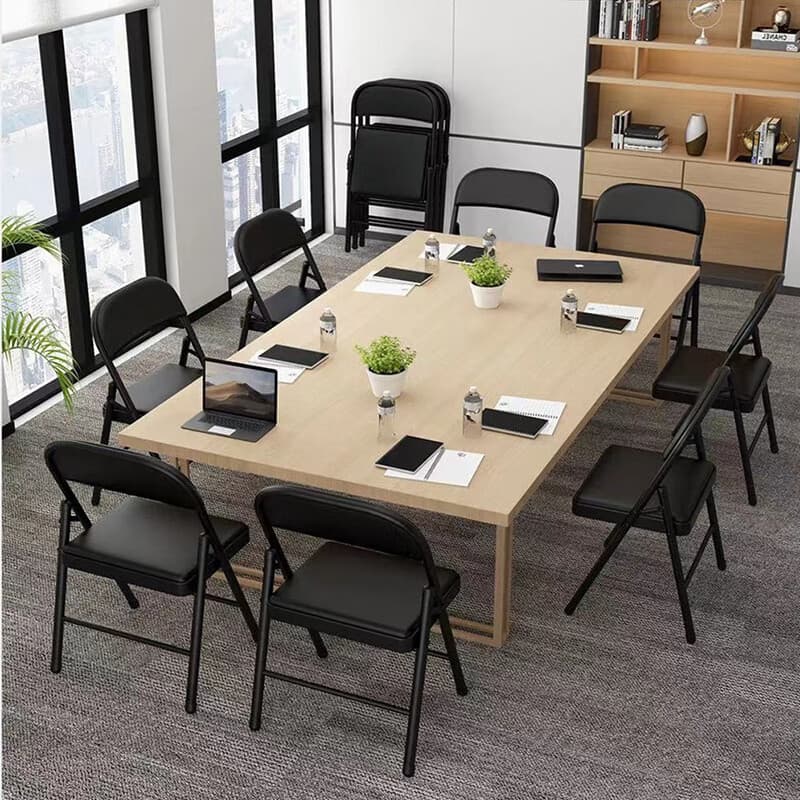 折りたたみ椅子 コンパクトレザー折りたたみチェア