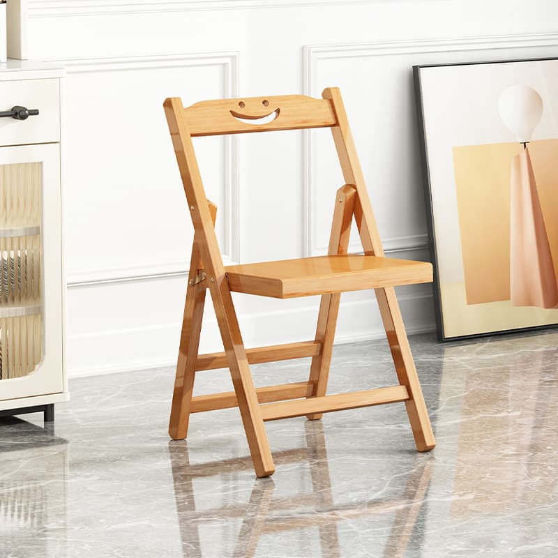 折りたたみ椅子 にこにこ木の折りたたみ椅子