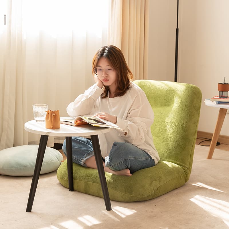 折りたたみ椅子 もこもこ座椅子リラックス