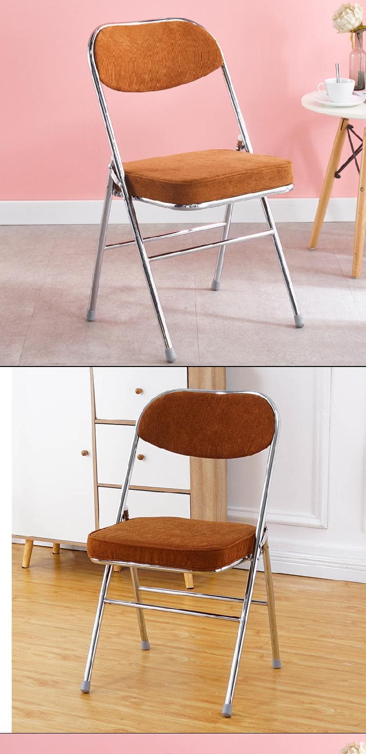 折りたたみ椅子 ゆったり座面の快適レザーチェア